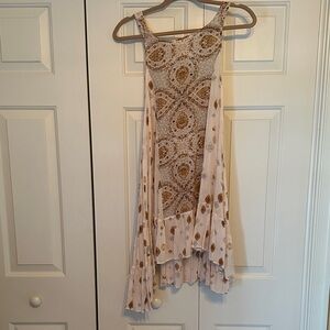 Free People Floral Embroidered Tunic/dress.